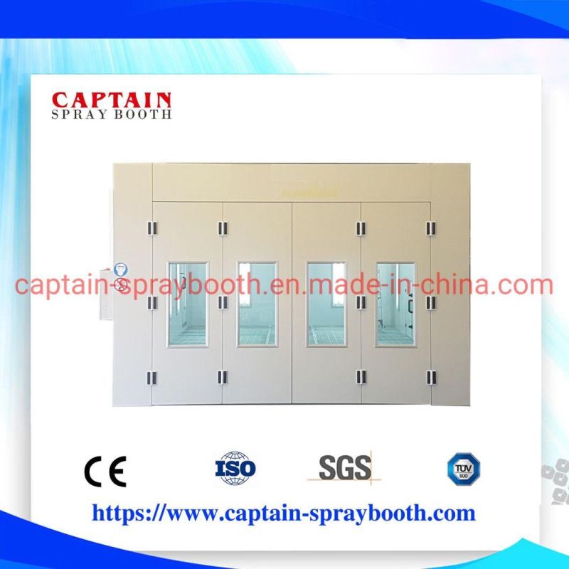 Customized Semi-Downdraft LGP/ Natural Gas Spray Paint Booth /Paint Cabinet 10m-5m-4m