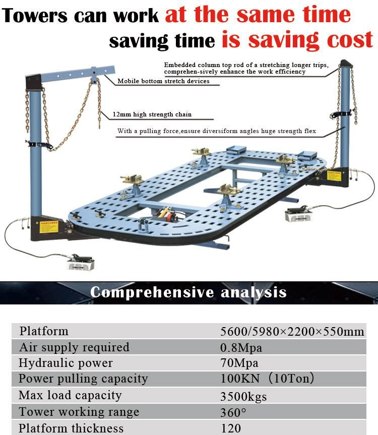 Ozm-3200 CE Approved Cheap Car Bench Auto Body Frame Machine