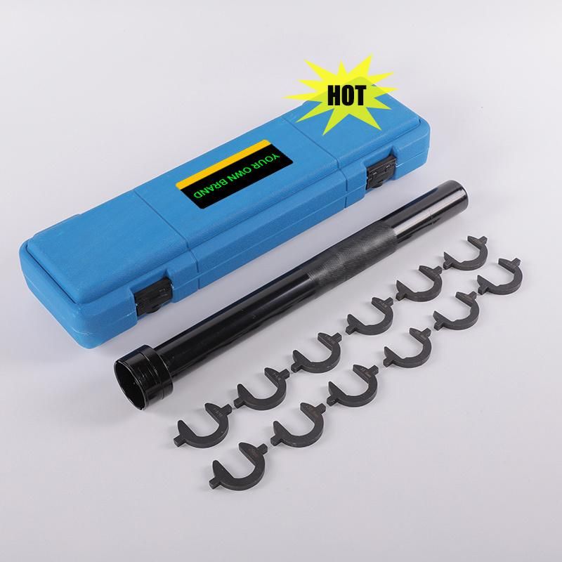 Viktec Inner Tie Rod Removal and Installation Mechanic Tool Set with 12 Crowfoot Adapters for Domestic & Import Cars