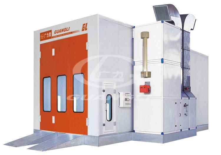 Full Downdraft and Top Filter Fuel Heating Used Big Spray Painting Booth for Sale