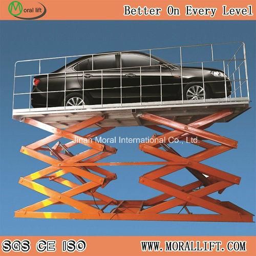 3500kg Scissor Type Hydraulic Car Elevator for Parking