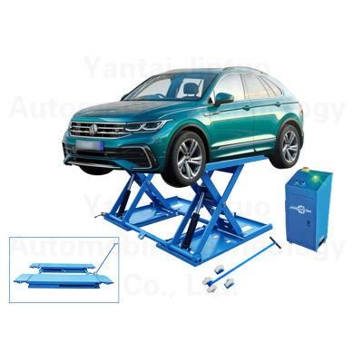 Jt-3000ms Hydraulic Mini Portable MID Rise Jintuo Auto Car Scissor Lift