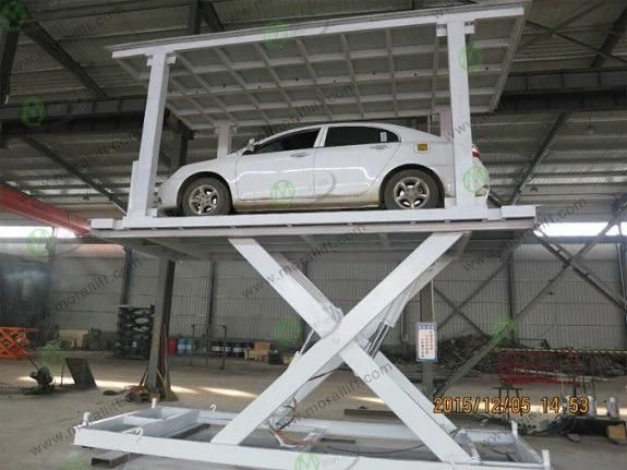 5500kg Hydraulic Scissor Car Lift for Underground Parking