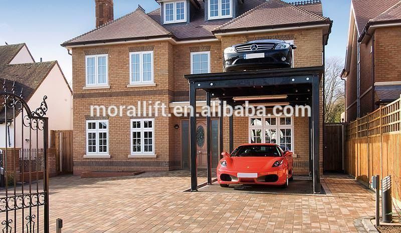 3000kg Electric Scissor Lift for Parking Lot with Double Deck