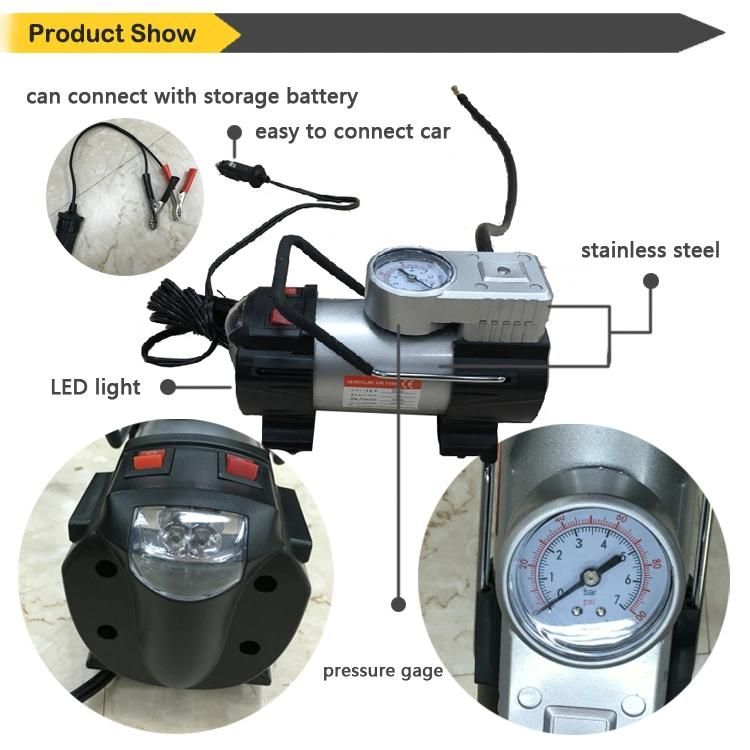 High-Power Two-Cylinder Car Air Pump