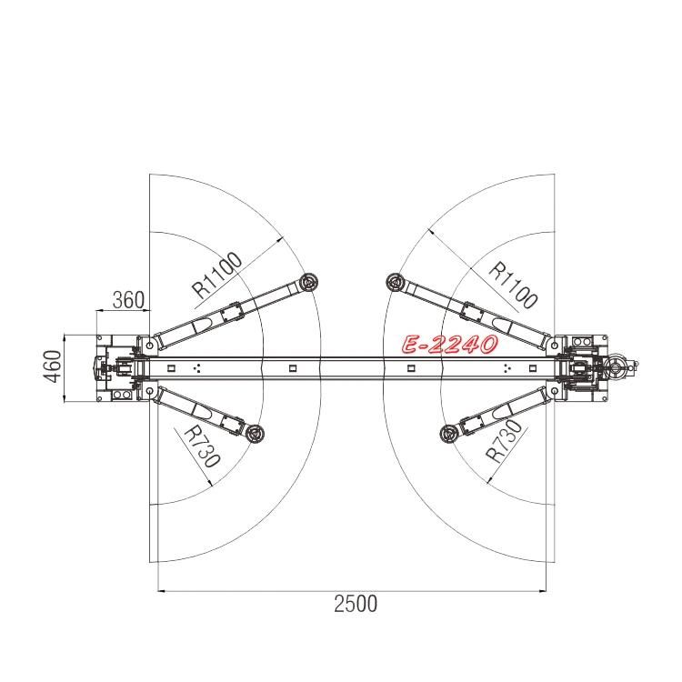 Vico Car Hoist Auto Lift Vehicle Maintenance Equipment Crane Elevator