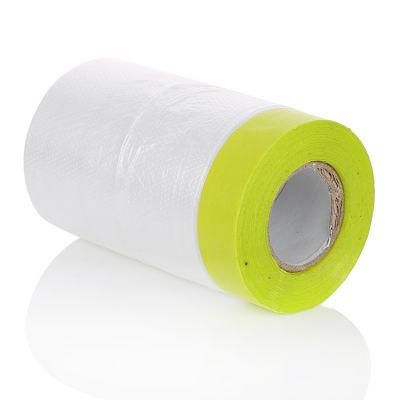 BSCI Factory PE Film Large Area Self Adhesive Protection Auto Plastic Pre Taped Masking Film