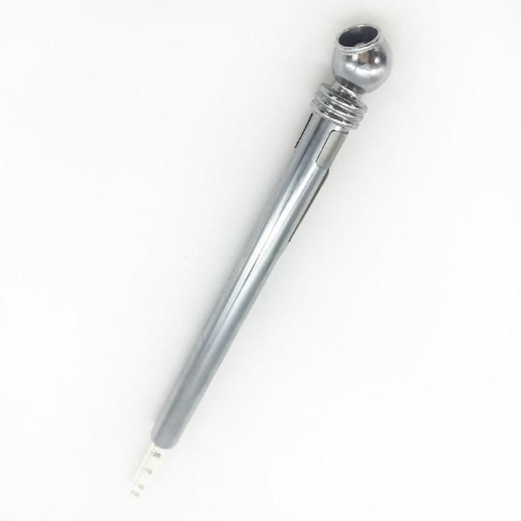 Chrome-Plated Plastic Head Pencil Tire Gauge