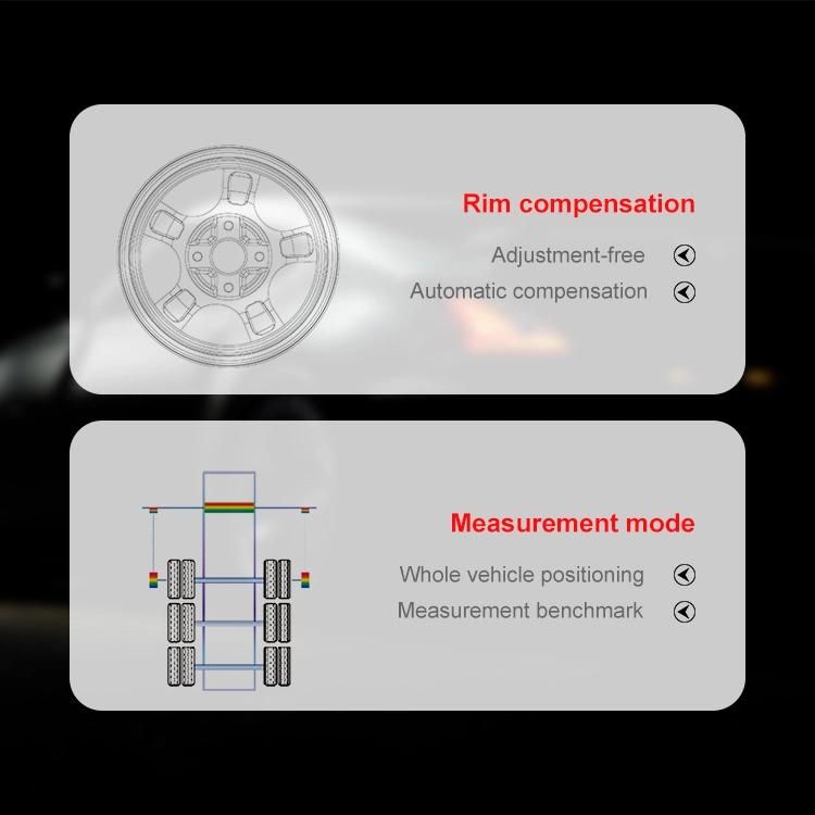 Truck 3D 4 Wheel Alignment Machine Wheel Aligner Front Alignment Advanced Lifting Cabinet