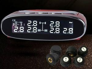 Truck TPMS Digital Tire Pressure Gauge with External Sensors (AN-008(External))