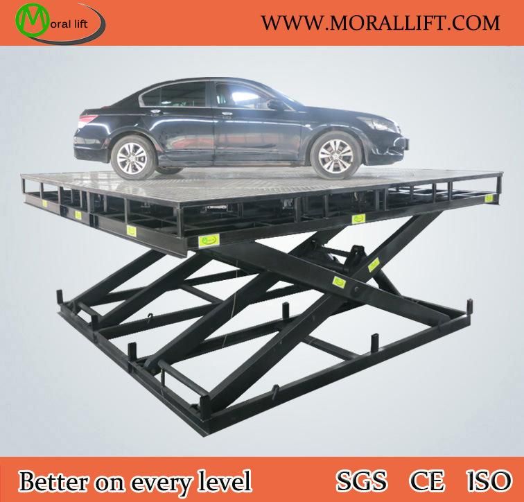 Scissor Car Lift with Revolving Turntable