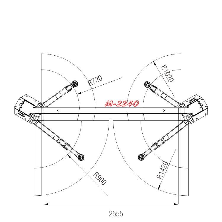 Vico Asymmetric Car Lift Auto Hoist Vehicle Maintenance Equipment