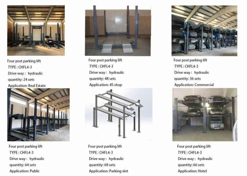 China Car Parking 3 Floor Stacker Easy Parking Car Lift