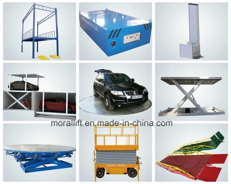 2 Level Parking Equipment Scissor Car Lift for Sale