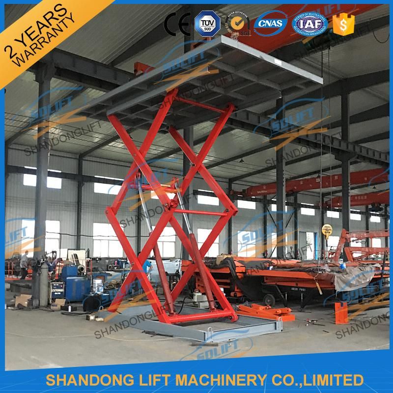 Hydraulic Stationary Electric Scissor Low Ceiling Car Lift