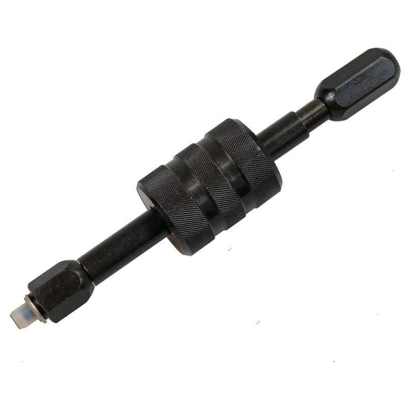 Viktec Diesel Injector Puller Remover Slide Hammer Extractor with Thread Adaptors Diesel Injector Tool M8 M12 M14