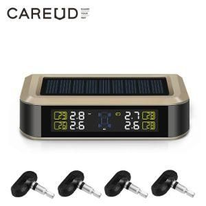 Popular Careud Solar Power TPMS, External Sensor Tyre Pressure for Car