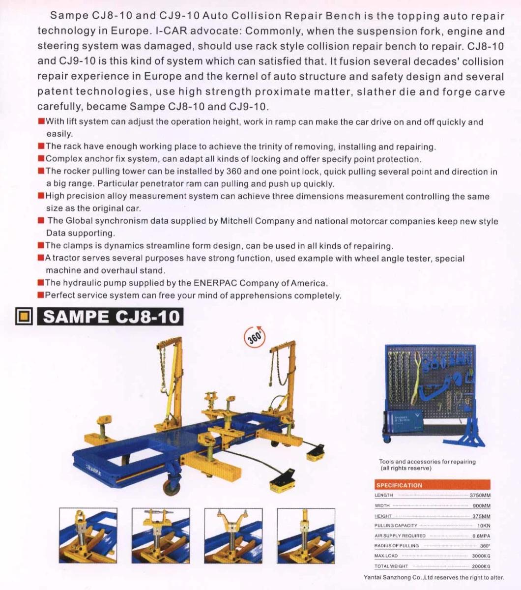 Collision Repair System (SAMPLE 3600)