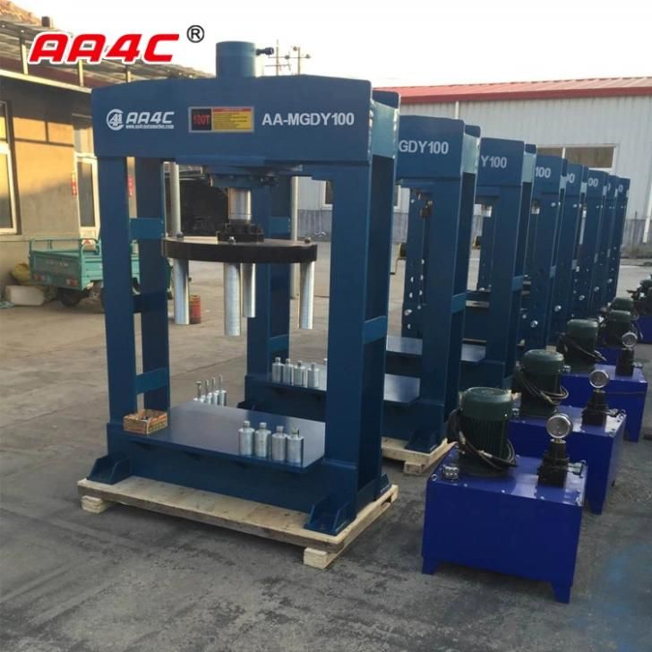 AA4c H Frame Hydraulic Press Solid Forklift Tire Press Machine 75t-200t Hydraulic Solid Tire Press Machine Hydraulic Tire Press