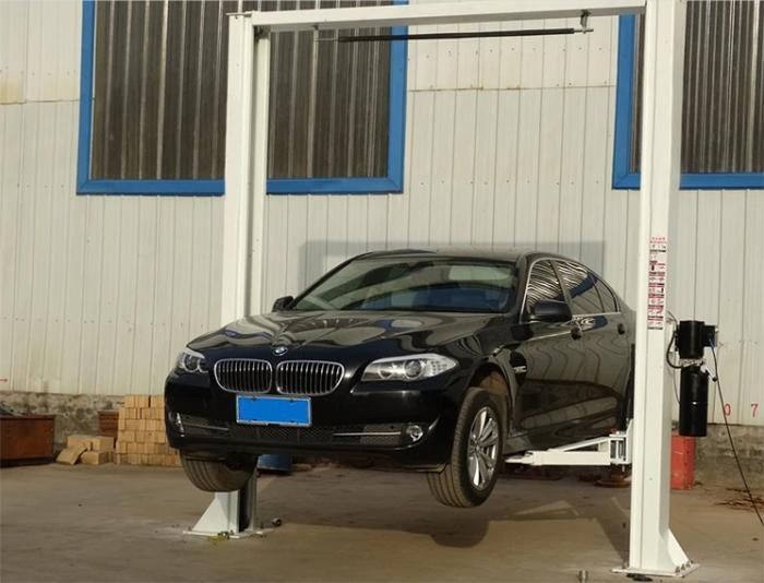 Hot Sale Manual Release 4 Ton Two Post Gantry Car Lift