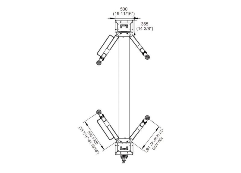 on-7224 Base Plate Two Post Car Lift with CE Two Post Car Lift/Auto Car Hoist 2 Post Car Lift/Oto Lift/Vehicle Lifter 4 Tons /Automotive Lift