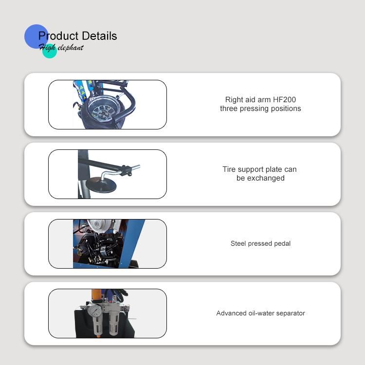 Tyre Changer Economical Entry-Level Swing Arm 11-22" Tire Changer Machine