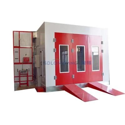 CE and ISO Approved Thermal Car Diesel Heating System Paint Booth for Sale