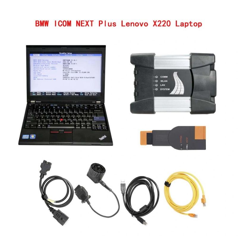 BMW Icom Next a+B+C Plus Lenovo X220 I5 4GB Laptop V2022.03 Engineers Version Ready to Use