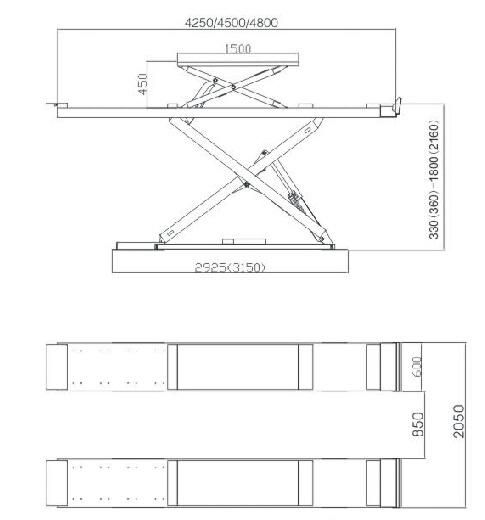 2017 Alignment Scissor Car Lift (ORS-35A)