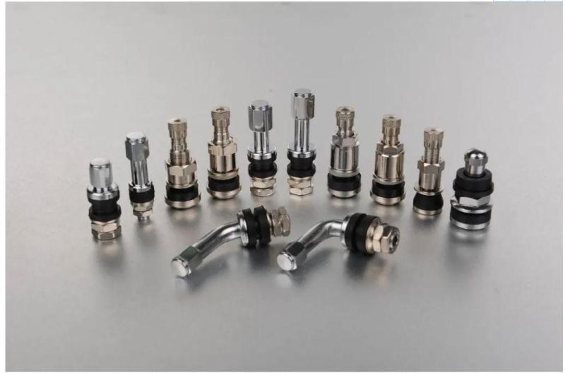 Chrome Plated Aluminum Color TPMS Tubless Tire Valve Tr525