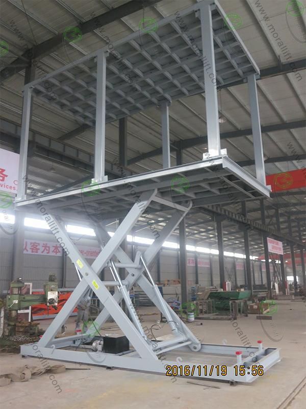 Underground Double Park Scissor Car Lift