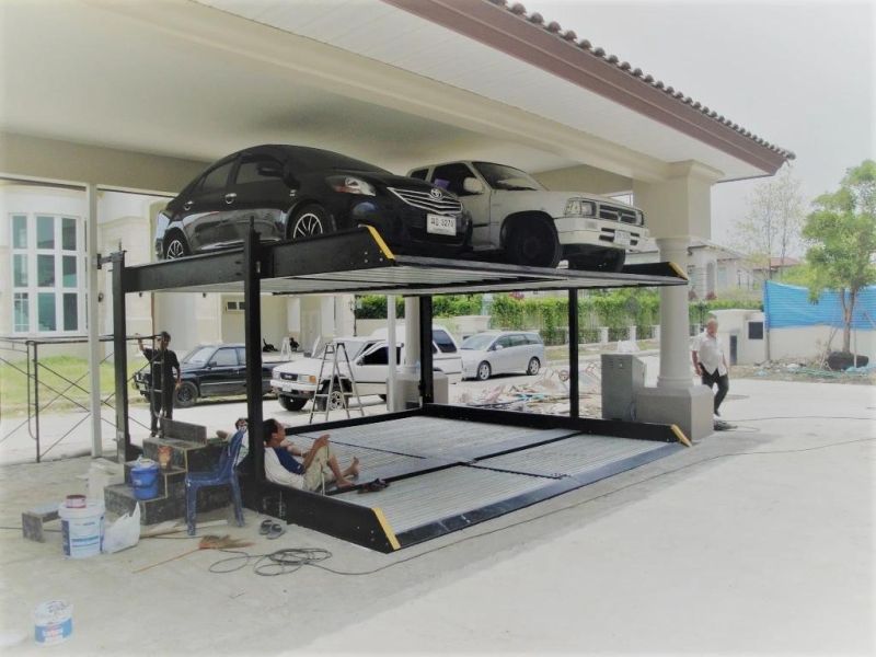 2 Level Underground Parking System Car Stacker