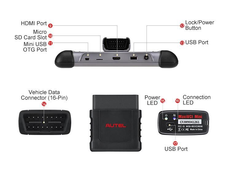 Autel Mx808 Autel Mx808bt Car Diagnostic Tools Machine Autel Scanner