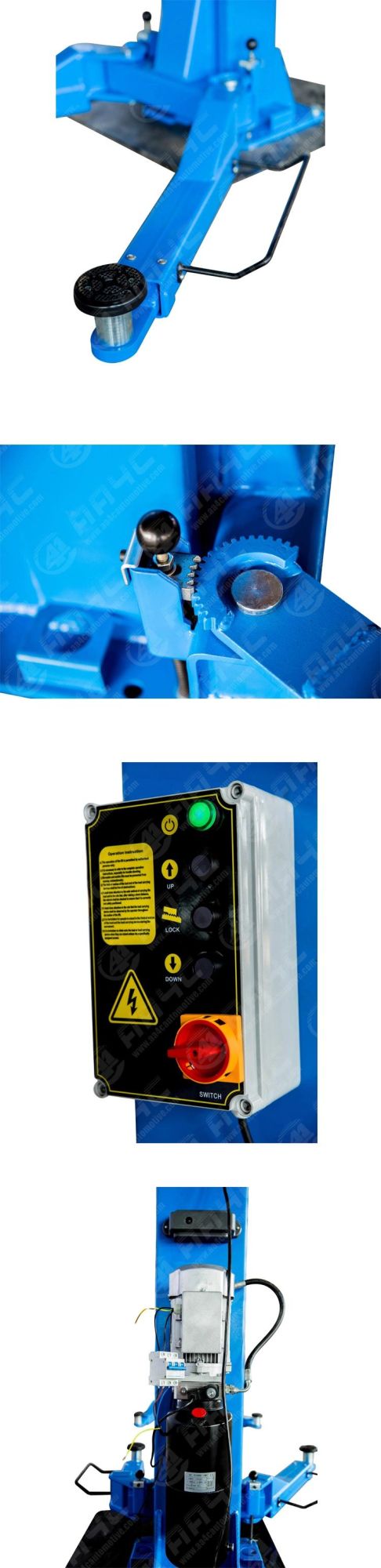 2 Post Clear Floor Lift, Electronic Lock Release AA-2pcf40e (4.0T)