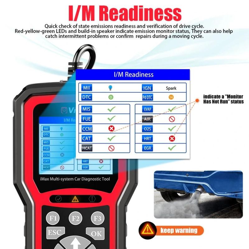 Vident Imax4301 Vaws V-a-G OBD Diagnostic Service Tool Supports 9 Special Functions