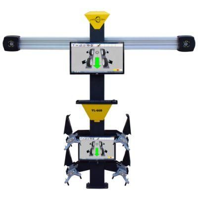 Yl-66b Wheel Aligner Self-Developed Software 3D Four Wheel Alignment