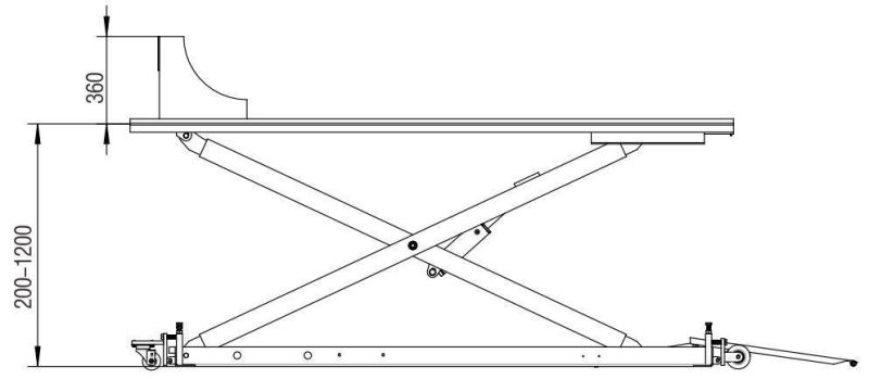 CE Approval Good Quality Motorcycle Lift with Quick Speed Lifting