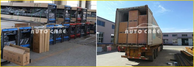 Four Wheel Alignment Lifter and Balancer with Tire Container Loading