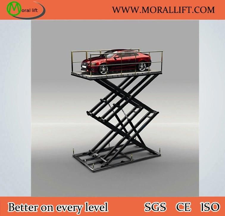 Basement Scissor Car Lift for Car Easy Parking