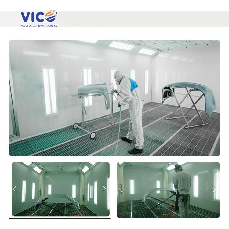 Vico Auto Painting Booth Paint Spray Booth Repair Center Diesel Car Spray Booth