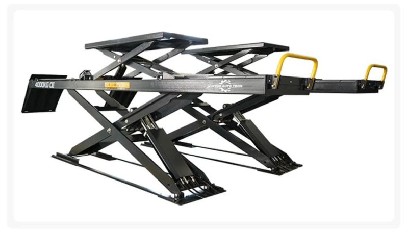 Jintuo Hydraulic Super Thin Scissor Car Lift for Garage