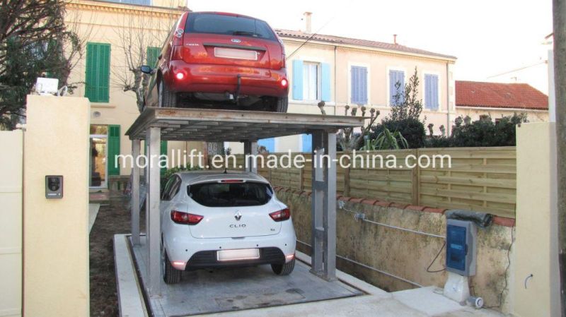 Underground Double Deck Lift for Basement Private Cars