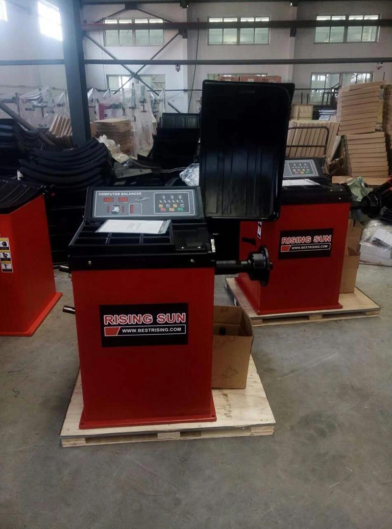 Wheel Balancer Semi Automatic Vehicle Repair Equipment