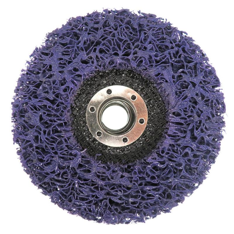 4.5 Inch 115mm Benchmark Abrasives Roll Lock Easy Clean and Strip Discs for Polishing & Grinding