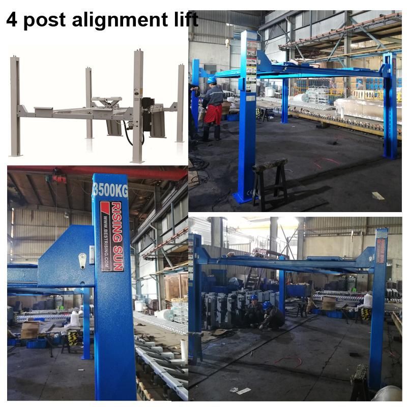 3.5t Four Post Car Alignment Lifting Machine for Workshop Equipment