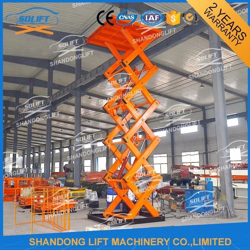 Hydraulic Scissor Fixed Cargo Loading Platform Lifts with Ce