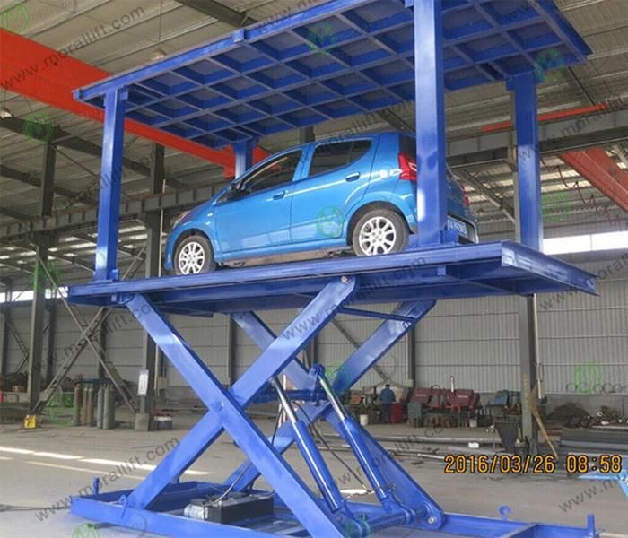 Garage Double Parking Platform Scissor Car Lift