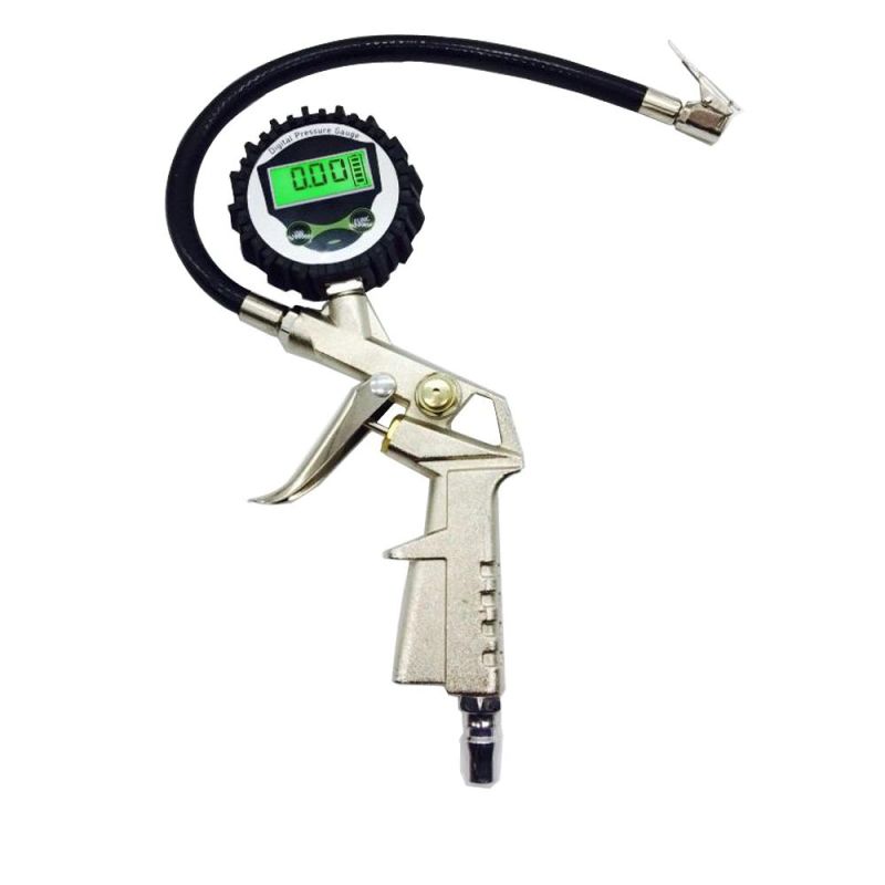 Digital Tire Pressure Gauge Meter Hand-Held Digital Tire Inflator with Pressure Gauge