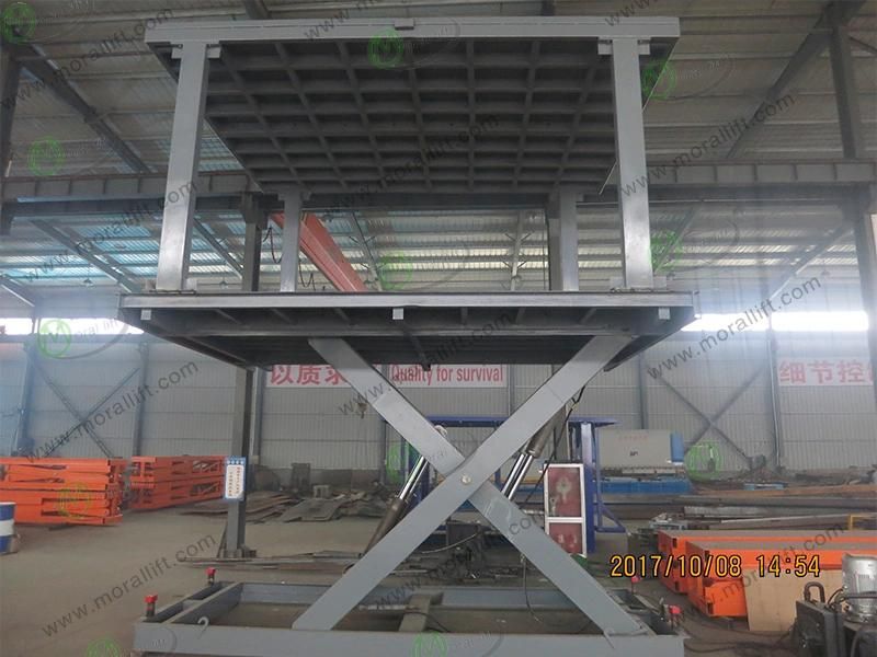 CE Approved Home Basement Scissor Car Lift