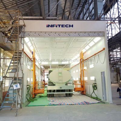 Infitech Ce Standard Side Downdraft Bus Spray Booths